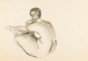Ludwik MACIĄG (1920-2007), Akt kobiety siedzącej tyłem