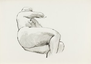 Ludwik MACIĄG (1920-2007), Akt kobiety leżącej na lewym boku