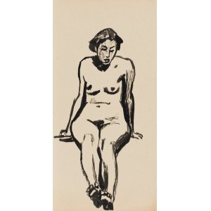 Ludwik MACIĄG (1920-2007), Akt sedící ženy