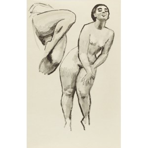 Ludwik MACIĄG (1920-2007), Nude of a standing woman