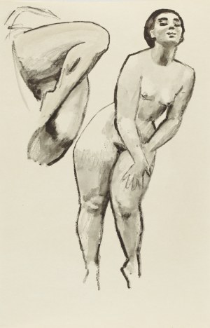 Ludwik MACIĄG (1920-2007), Akt kobiety stojącej