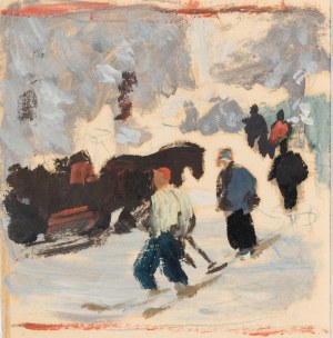 Ludwik MACIĄG (1920-2007), Zimowa zabawa