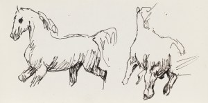 Ludwik MACIĄG (1920-2007), Dwa konie