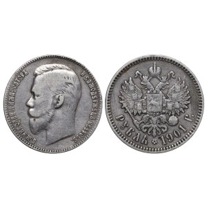Russian Empire, 1 Rouble, 1901 year, (FZ)