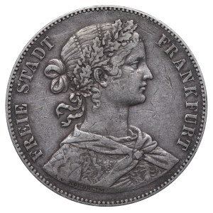 Libera città imperiale di Francoforte, 1 Vereinsthaler, anno 1859
