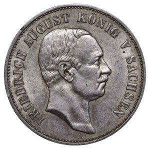 Königreich Sachsen, 5 Mark, Jahr 1914, E
