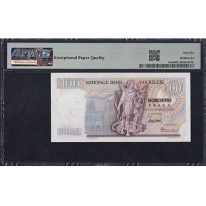 Belgia, 100 franków, 1962-77, Gem UNC 66 EPQ