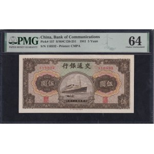 China, 5 Yuan, 1941, Auslese UNC 64