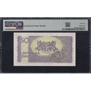 Cecoslovacchia, 50 Korun, 1945, Gemma UNC 65 EPQ