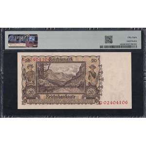 Germany, 20 Reichsmark, 1939, Choice About UNC 58