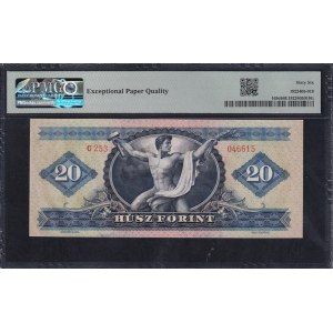 Hungary, 20 Forint, 1965, Gem UNC 66 EPQ