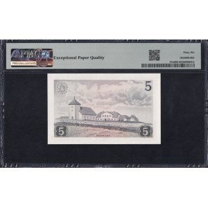 Island, 5 korún, 1957, Gem UNC 66 EPQ