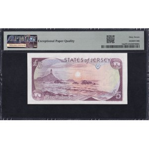 Jersey, 5 Pfund, 1989, Superb Gem UNC 67 EPQ