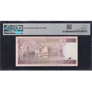 Lithuania, 20 Litu, 1993 (1994), Gem UNC 66 EPQ, Replacement, RARE