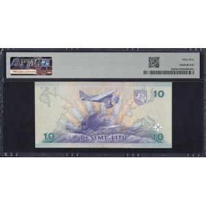 Lithuania, 10 Litu, 1997, About UNC 55