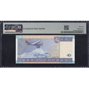 Lithuania, 10 Litu, 2007, Gem UNC 66 EPQ, ''Replacement''