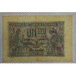 Romania, 1 Leu, 1915, XF