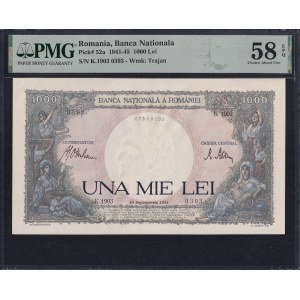 Romania, 1000 Lei, 1941-45, scelta circa UNC 58 EPQ