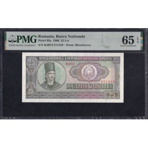 Rumänien, 25 Lei, 1966, Gem UNC 65 EPQ
