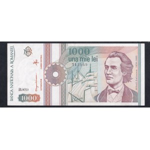 Romania, 1000 Lei, 1991, UNC