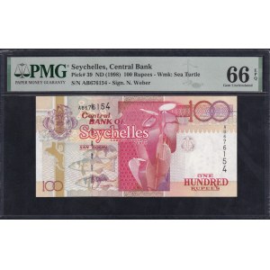 Seychelles, 100 Rupees, 1998, Gem UNC 66 EPQ
