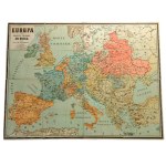 Bronislaw Gustawicz, Europe in the second half of the 16th century. Map (1894)