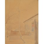 Jacek MALCZEWSKI (1854-1929), "Backyard".