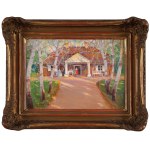 Bronislawa RYCHTER-JANOWSKA (1868-1953), "Afternoon in front of the Manor House" (1938)