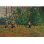 Edmund CIECZKIEWICZ (1872-1958), "Expedition for brushwood".