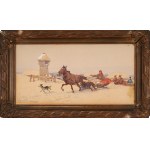 Adam SETKOWICZ (1876-1945), "They are going, they are going sled".
