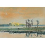 Michal POCIECHA (1852-1908), Mists over the Pasture.