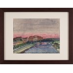 NIKIFOR Krynicki (1895-1968), "Kraków - Bridge on the Vistula".