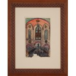 NIKIFOR Krynicki (1895-1968), "Uczta malarzy".