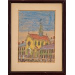 NIKIFOR Krynicki (1895-1968), "The Church in the Urban Landscape".