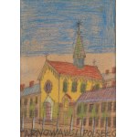 NIKIFOR Krynicki (1895-1968), "The Church in the Urban Landscape".