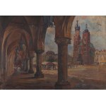 Juliusz SLABIAK (1917-1973), The Main Market Square in Cracow.