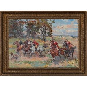 Juliusz SLABIAK (1917-1973), Hunting par force.
