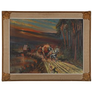 Jerzy POTRZEBOWSKI (1921-1974), Tabor Gypsy.