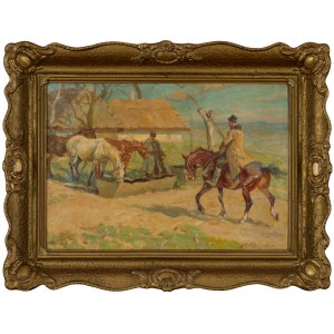 Roman BREITENWALD (1911-1985), Spotkanie u studni