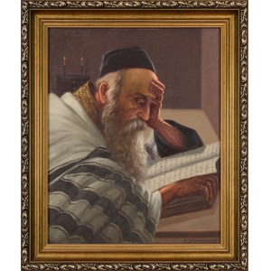 Konstantin SHEVCHENKO (1910-1991), Rabbi studying the book.