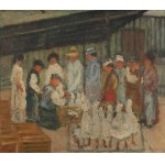 Ephraim MANDELBAUM (1884-1942), "Goose Market".