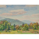Stanislaw ŻURAWSKI (1889-1976), Landscape with hills.