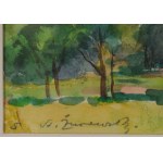 Stanislaw ŻURAWSKI (1889-1976), Landscape with hills.
