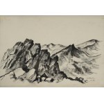 Victor ZIN (1925-2007), "Mountain peaks" (1978).