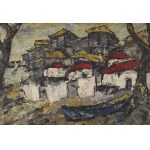 Witold ZACHAREWICZ (1929-1985), Paysage de la côte.
