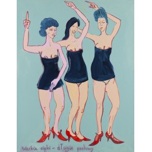 Edward Dwurnik (1943 Radzymin - 2018 Varsovie), Narrow Pussy - Long Vagina, 2007