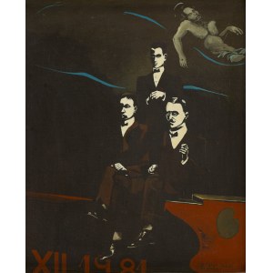 Antoni Fałat (1942 Warsaw - 2024 Warsaw), Entombment, 1982
