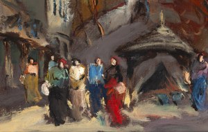 Stanisław Łazorek (1938 Aksmanice - 2000 Kazimierz Dolny), Fara w Kazimierzu, 1991