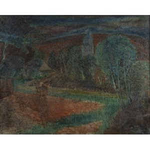 Julian Grabowski (1922 - 1973), Pejzaż, 1968