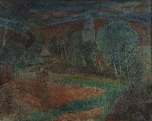 Julian Grabowski (1922 - 1973), Pejzaż, 1968